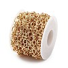 Rack Plating Brass Oval & Knot Link Chains CHC-K013-02-2