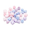 240Pcs 12 Style Opaque Acrylic Beads MACR-FS0001-05-2