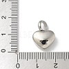 304 Stainless Steel Rhinestone Pendants STAS-R139-01P-02-3