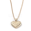 Golden Plated Heart with Constellation/Zodiac Sign Alloy Enamel Pendant Necklaces NJEW-H214-A10-G-2