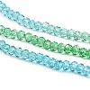 Transparent Painted Glass Beads Strands DGLA-A034-T2mm-A17-4