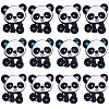 12Pcs 3 Styles Panda Silicone Beads JX662A-1