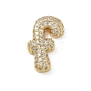 Brass Micro Pave Cubic Zirconia Pendants KK-A300-02G-F-1