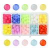 Transparent Acrylic Ball Beads FACR-CJ0001-02-1