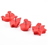 Christmas Themed Plastic Plastic Cookie Cutters BAKE-PW0007-023-3