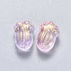 Transparent Spray Painted Glass Beads GLAA-S190-004A-03-2