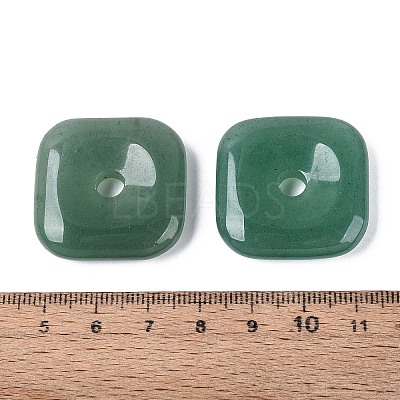 Natural Green Aventurine Pendants G-Q602-02G-1