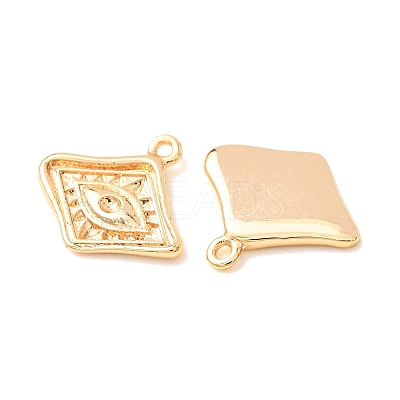 Brass Pendant Rhinestone Settings KK-CBAE15E-01G-1