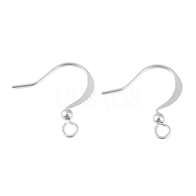 Brass Earring Hooks KK-H258-06D-S-1