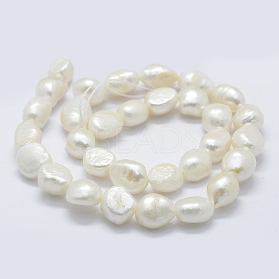 Natural Cultured Freshwater Pearl Beads Strands PEAR-K004-06A-1
