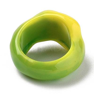 Resin Finger Rings X-RJEW-Z007-05B-1