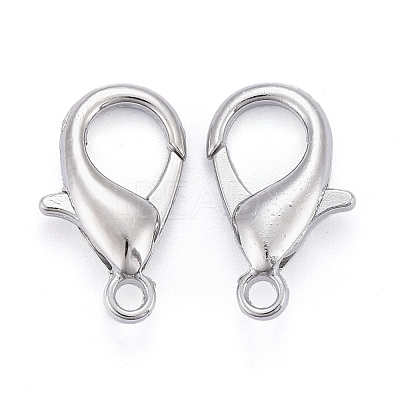 Zinc Alloy Lobster Claw Clasps E106-1