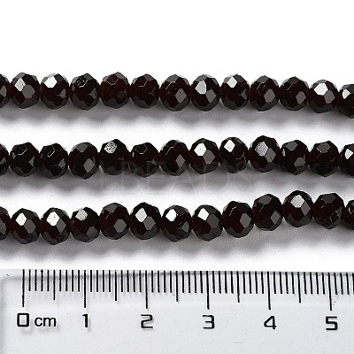 Baking Paint Imitation Jade Glass Bead Strands DGLA-A034-J6MM-A11-1