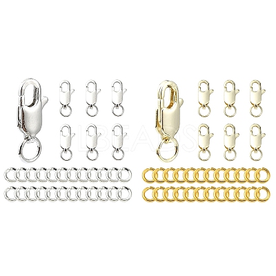 Brass Lobster Claw Clasps DIY-YW0009-37G-1