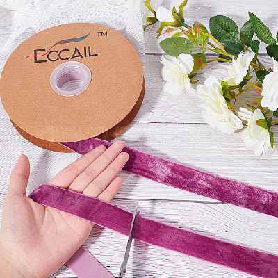 Velvet Ribbon SRIB-WH0006-18C-1