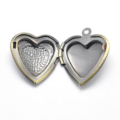 Brass Locket Pendants KK-F717-46AB-NR-1