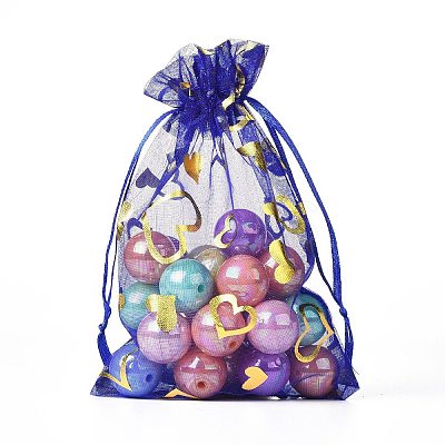 Organza Drawstring Jewelry Pouches OP-I001-B07-1