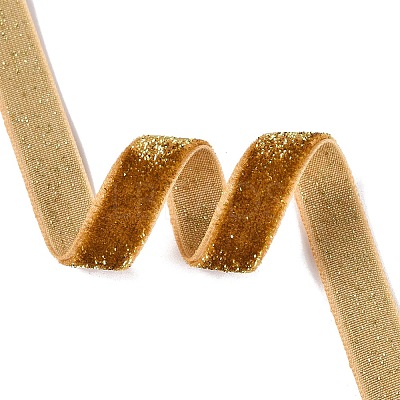 Glitter Sparkle Single Face Velvet Ribbon SRIB-Q023-01B-08-1