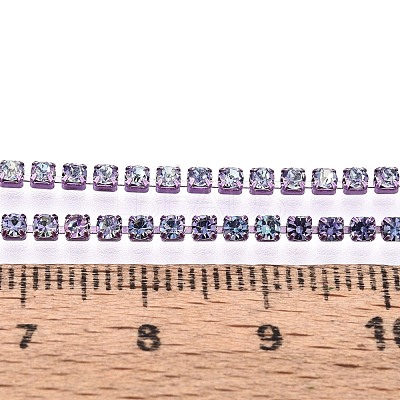 Iron Rhinestone Cup Chains CH-N005-05D-1