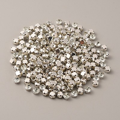 Sew on Rhinestone KK-WH0045-63G-1