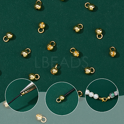 Brass Bead Tips KK-WH0108-57-1