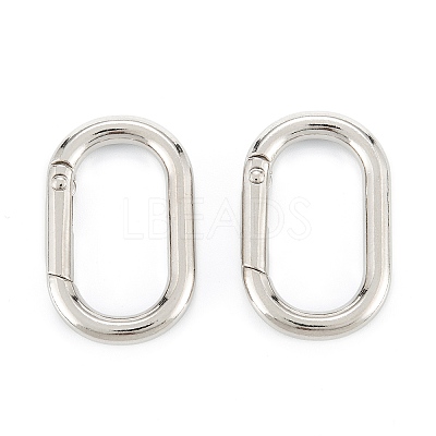 Zinc Alloy Spring Gate Rings X-PALLOY-L233-07B-P-1
