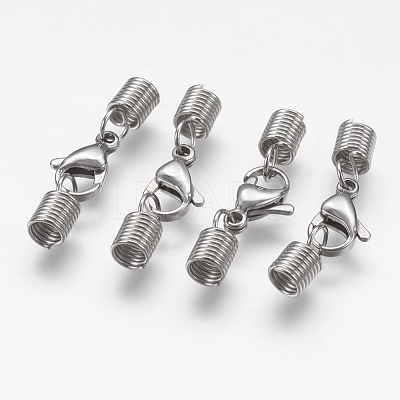 Tarnish Resistant 304 Stainless Steel Cord Ends STAS-K166-17P-A-1