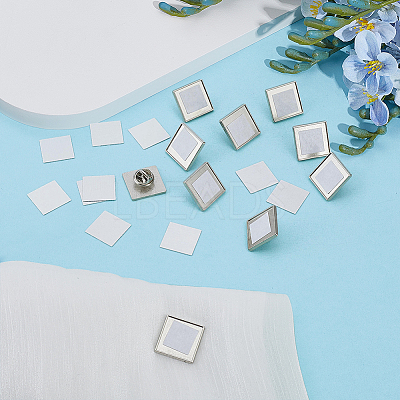 DIY Sublimation Blank Brooch Pin Making Kit DIY-WH0591-619B-1
