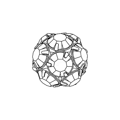 Preciosa&reg MAXIMA Crystal Stones in Settings Y-PRC-MB8-00030-RG-1