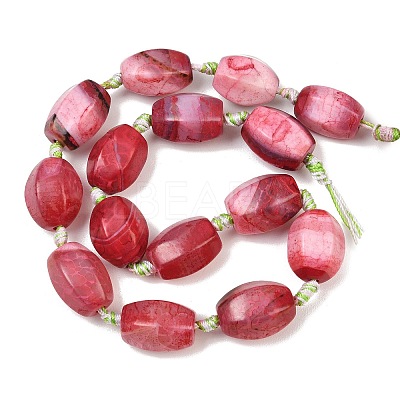 Natural Dragon Veins Agate Beads Strands GG-CBA8E33-A02-01-1