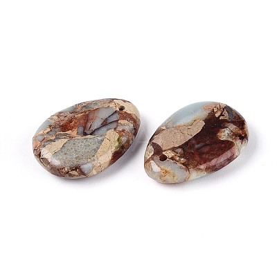Natural Shoushan Stone Pendants G-Q601-09A-1