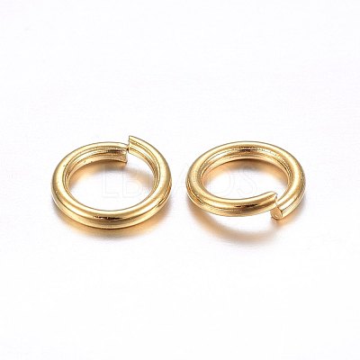 304 Stainless Steel Open Jump Rings STAS-O098-02G-12-1
