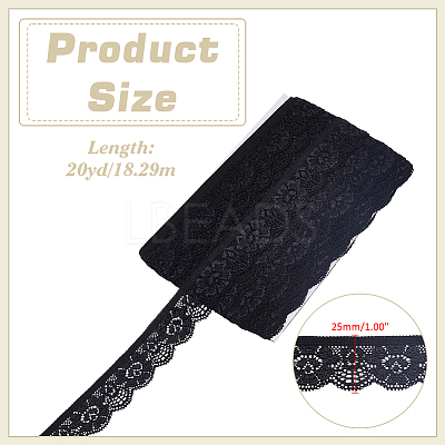 20Yards Lace Trim OCOR-ME0001-25A-1