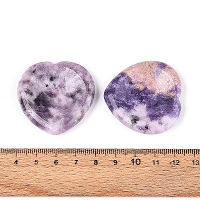 Natural Lepidolite Thumb Worry Stone G-N0325-01D-01-1