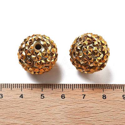 Acrylic Rhinestone Ball Beads OACR-A035-01N-1