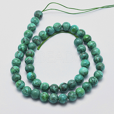 Natural Marble Beads Strands LS-G-K211-10mm-A-1