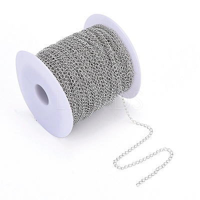 Brass Twisted Chains LS-CHC-Q001-5x4mm-P-1