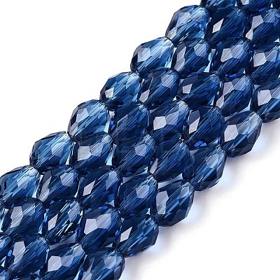 Transparent Glass Beads Strands X-EGLA-N013-T6mm-D28-1