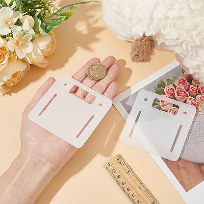Plastic Card Holder AJEW-WH0473-36A-1