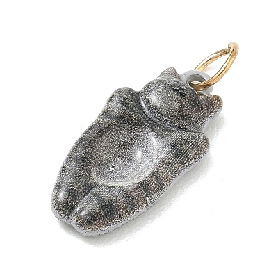 304 Stainless Steel Enamel Pendants SA-CBA08A6-08G-01-1