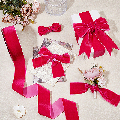 Velvet Ribbon OCOR-WH0078-529A-1