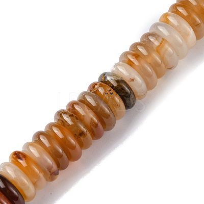 Natural Red Agate Beads Strands G-F743-01F-01-1