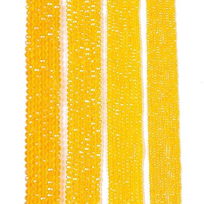 Electroplate Glass Beads Strands EGLA-A044-T2mm-A05-1