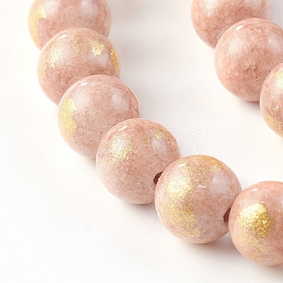 Natural Mashan Jade Beads Strands G-F670-A22-8mm-1