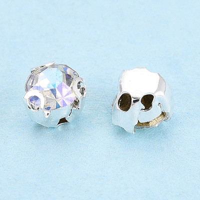 Sew on Rhinestone Montee Beads KK-T071-01G-01-1