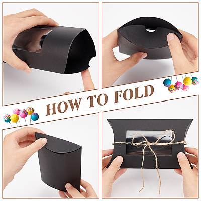 20Pcs Paper Pillow Boxes CON-BC0002-38B-1