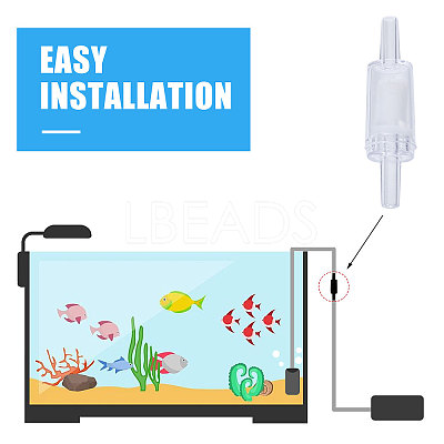 Plastic Fish Tank Air Pump Valve AJEW-WH0270-282B-1