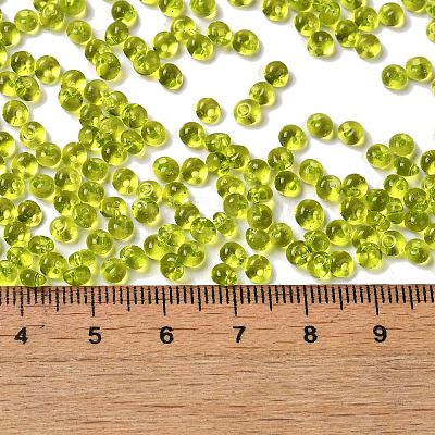 Transparent Colours Glass Seed Beads SEED-P006-02A-04-1
