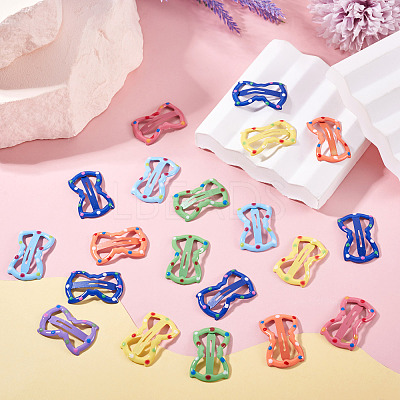 Iron Enamel Snap Hair Clips PHAR-TADJ0001-06E-1