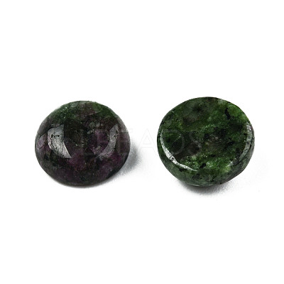 Synthetic Ruby in Zoisite Gemstone Cabochons G-T020-8mm-17-1